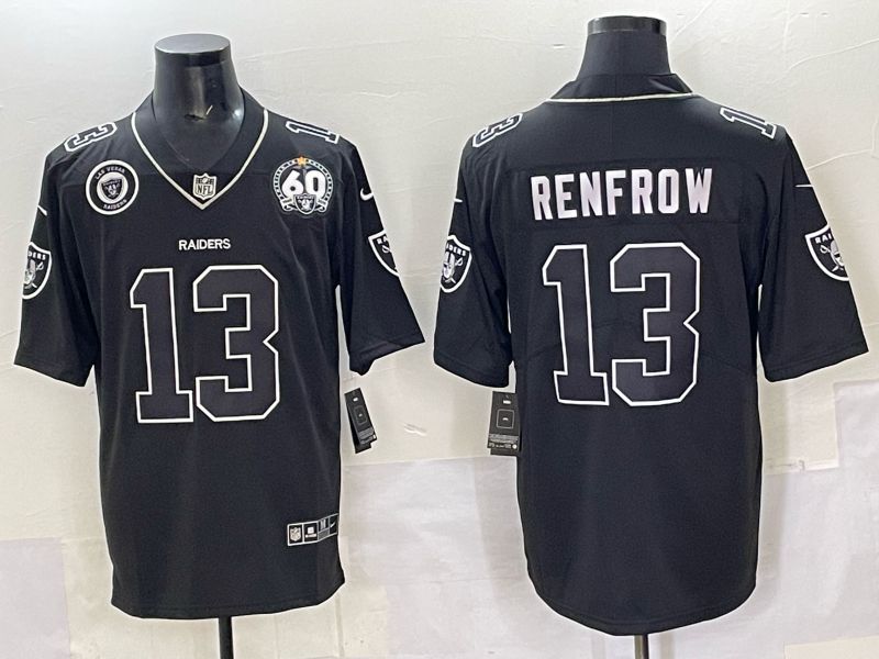 Men Oakland Raiders 13 Renfrow Black Nike 2025 Limited NFL Jersey 003